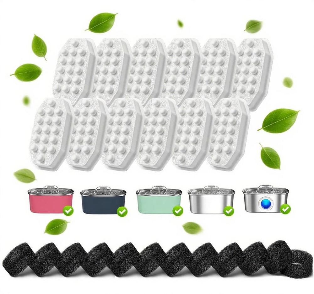 PetNeizance 40-pcs filters package for ongoing fountain upkeep