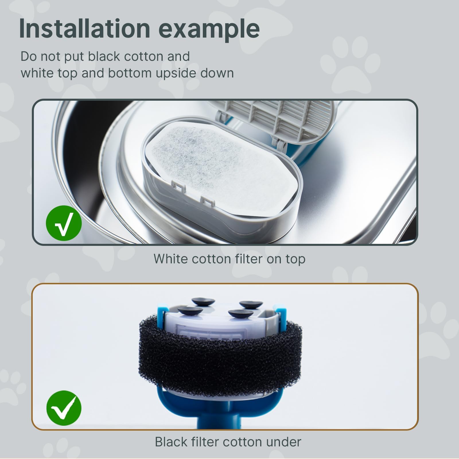 PetNeizance pre-filter sponges extend filter life and water clarity