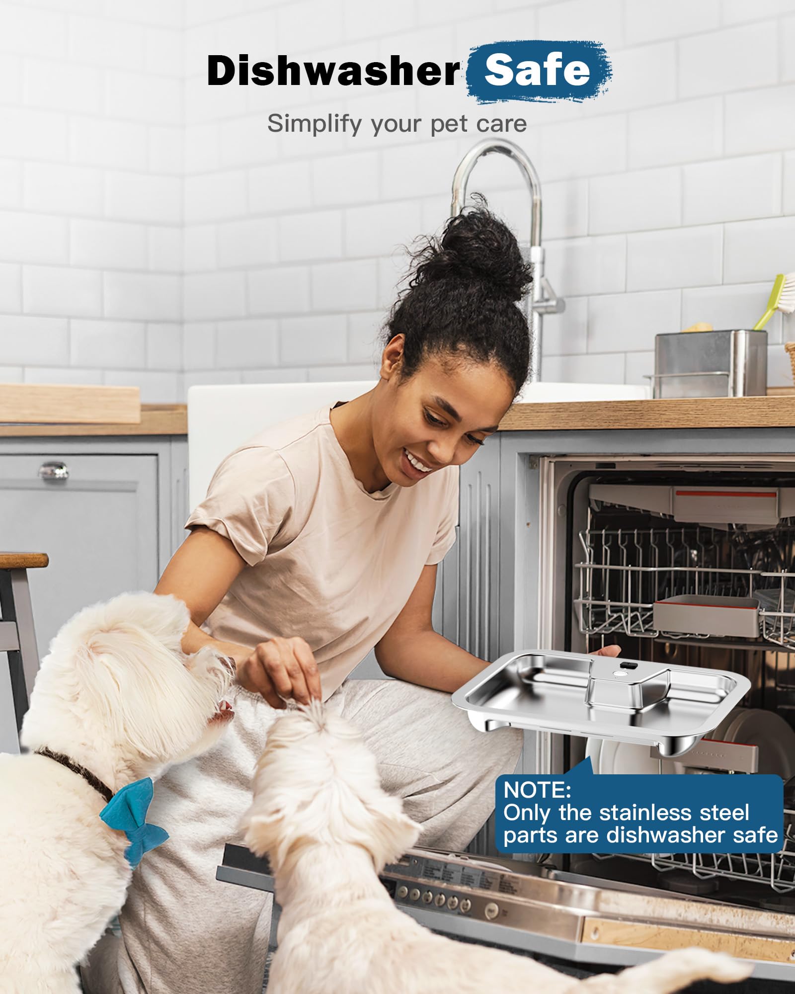 PETNF dishwasher-safe parts emphasize effortless maintenance.