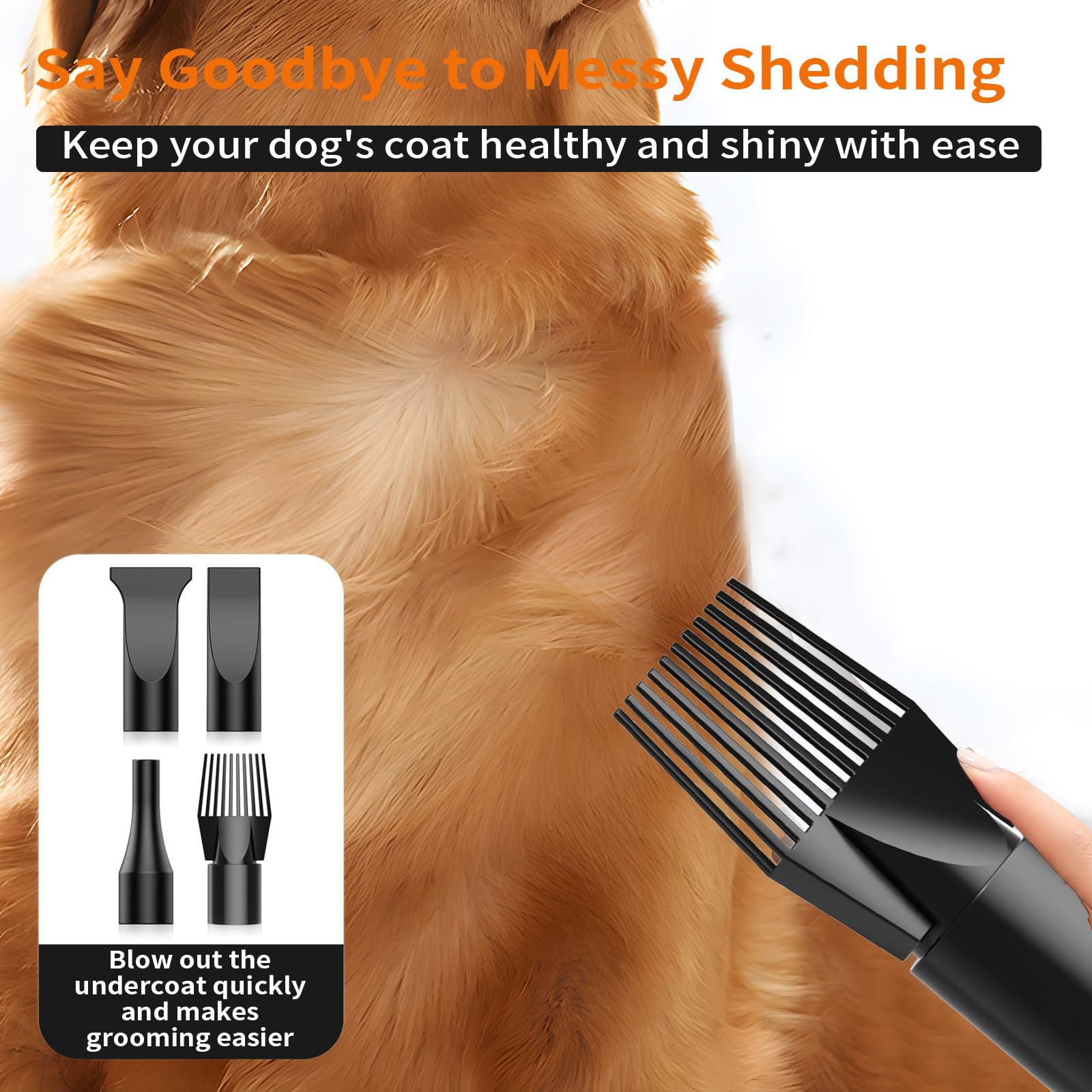 PETNF dog dryer overheating protection adds safety during sessions