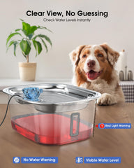 PETNF dog water fountain 3-gallon capacity for large breeds and multi-pet homes