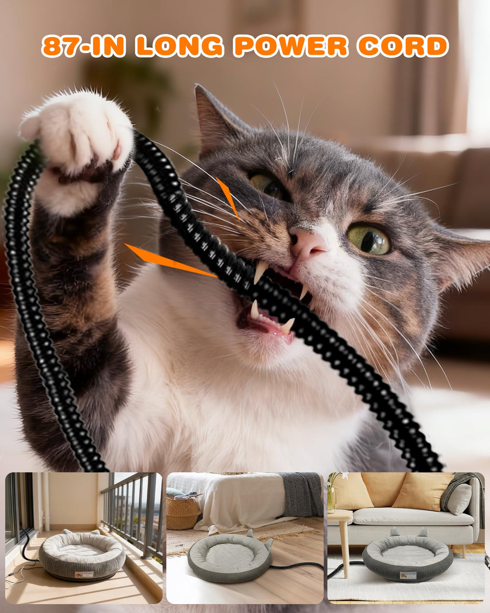 PETNF donut bed round shape supports curling up and nest-like security