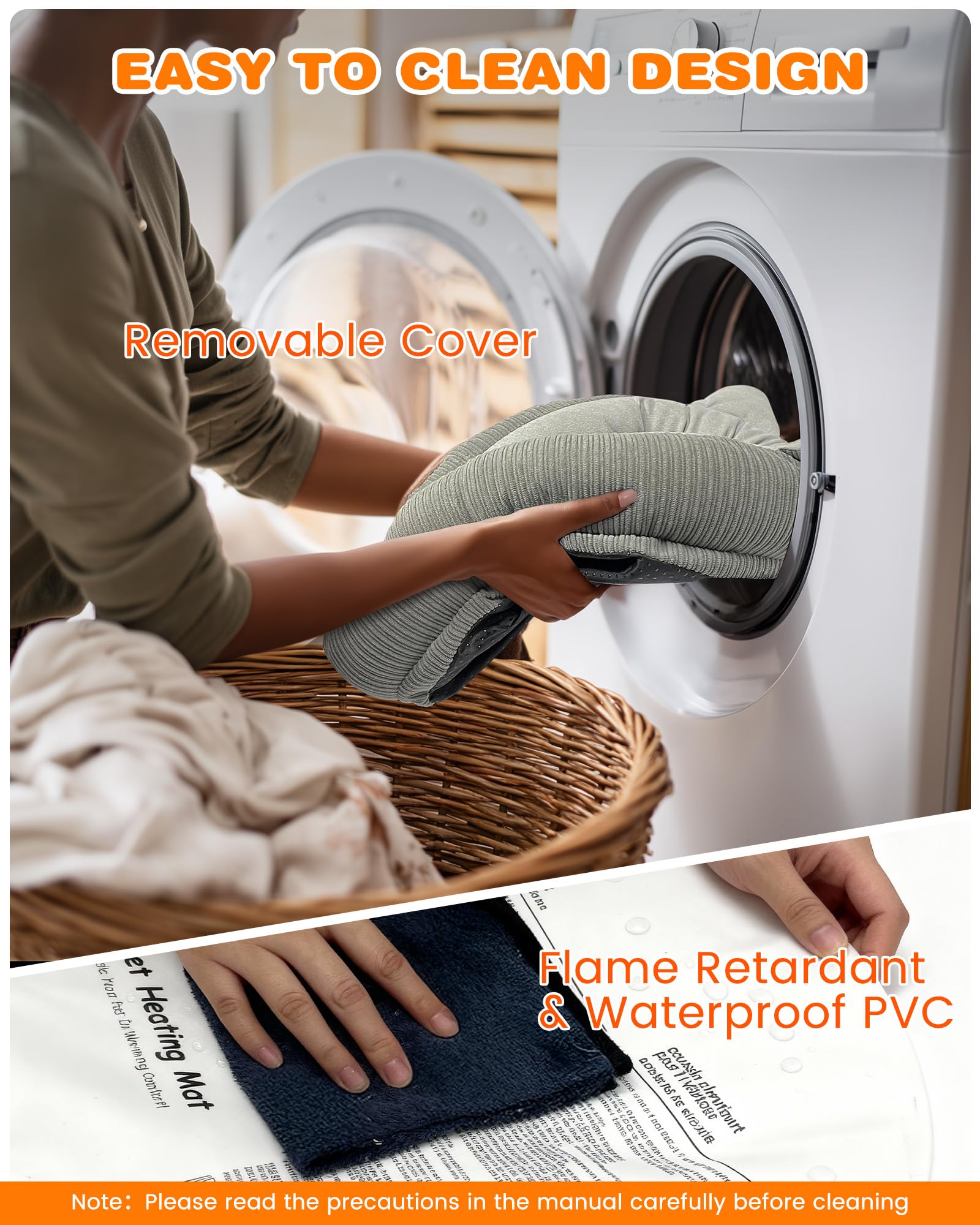 PETNF heated cat bed with overheat protection adds safety during extended use.