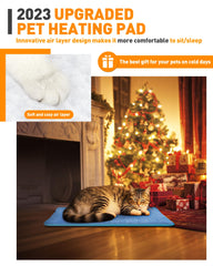 PETNF heating pad side view with cord shows easy plug-in warmth.