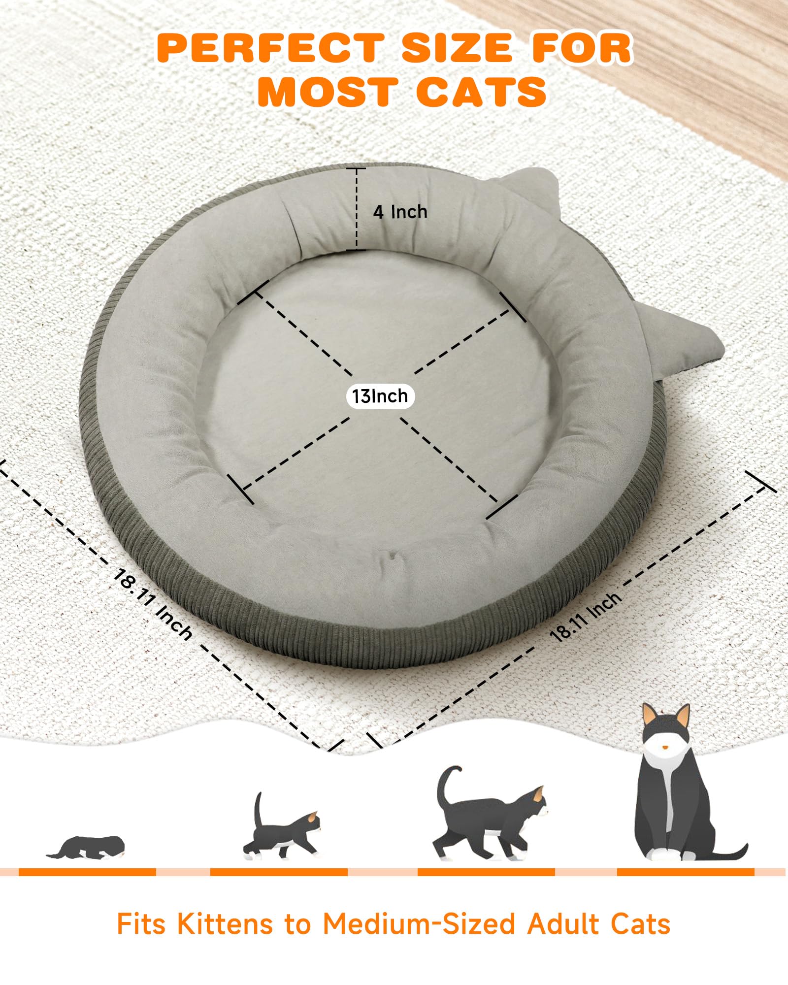 PETNF non-slip base keeps the bed steady during use