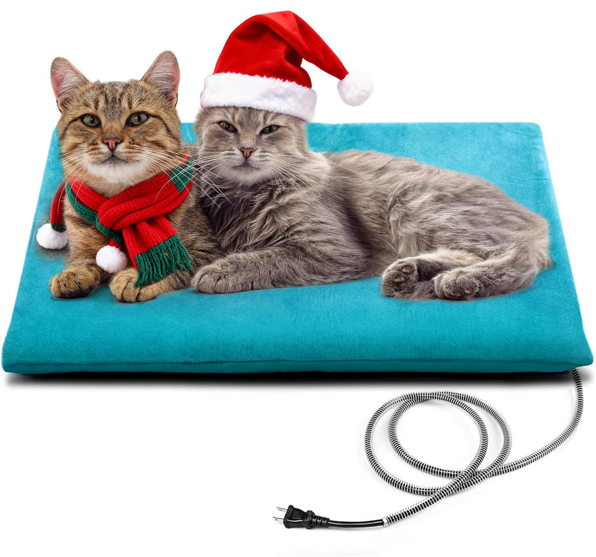 PETNF outdoor heating pad plush top closeup delivers soft warmth for pets.