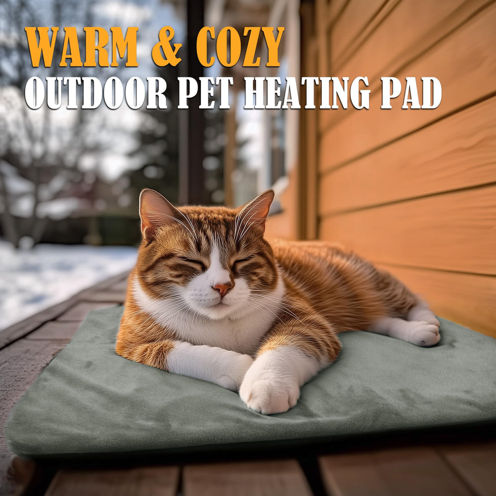 PETNF outdoor heating pad removable, machine-washable cover shows easy upkeep