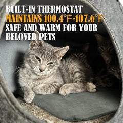 PETNF outdoor heating pad waterproof bottom detail highlights durable outdoor-ready design