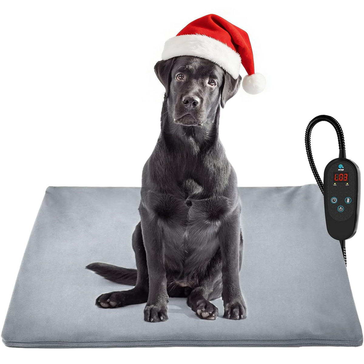 PETNF Pet Heating Pad front view shows cozy warmth for pets.