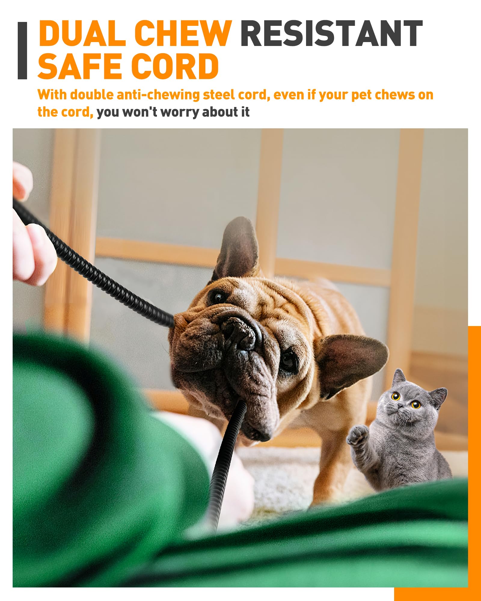 PETNF In use on dog bed demonstrates easy warmth integration.