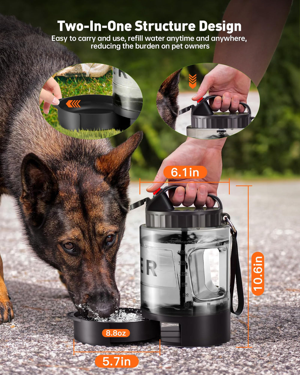 PETNF food-grade material ensures safe, durable construction for active pets.