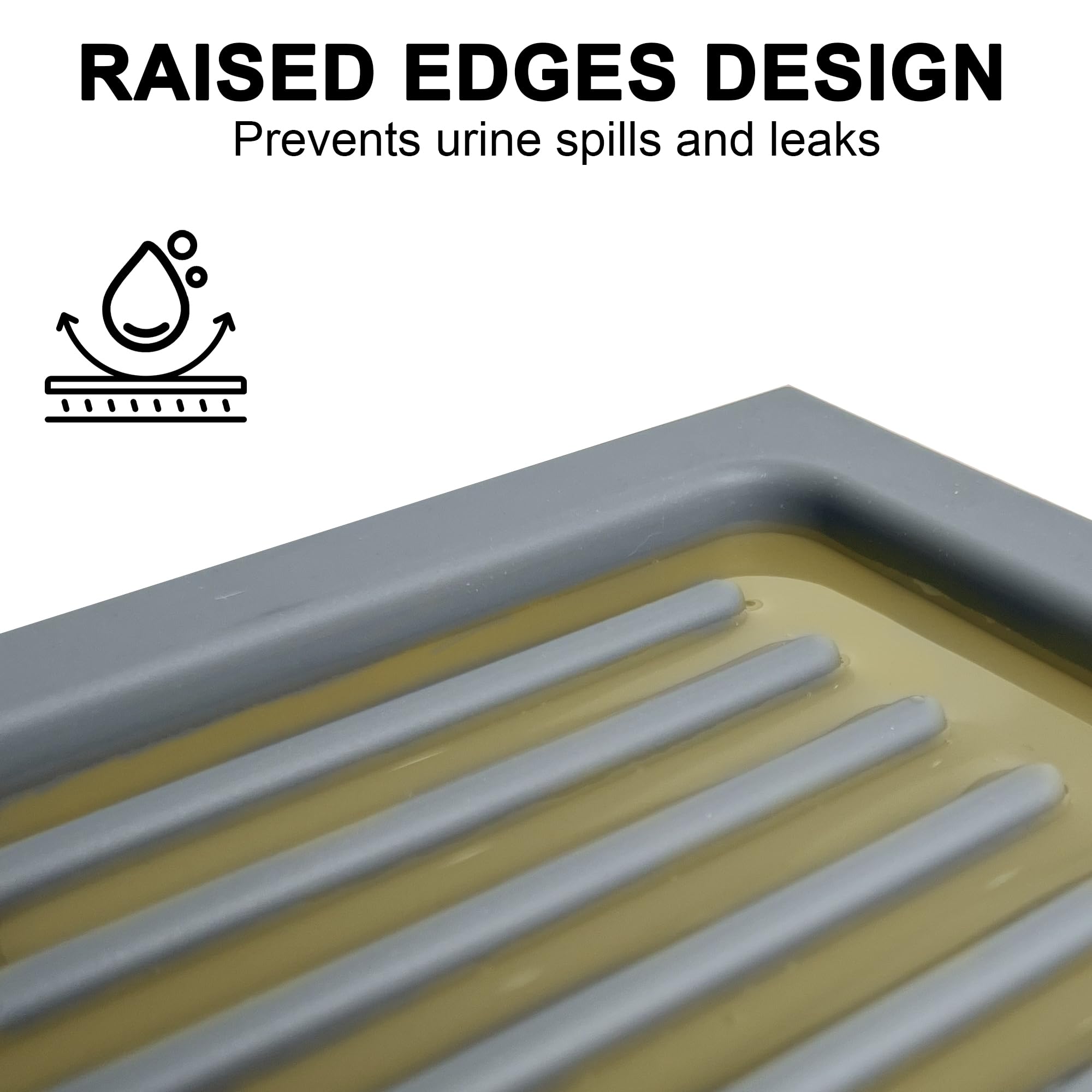 PetNova waterproof edges image highlights urineproof surface protecting floors