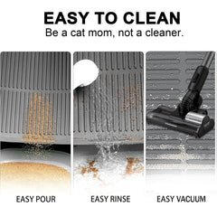 PetNova XL Litter Mat non-slip back keeps mat in place during vacuuming