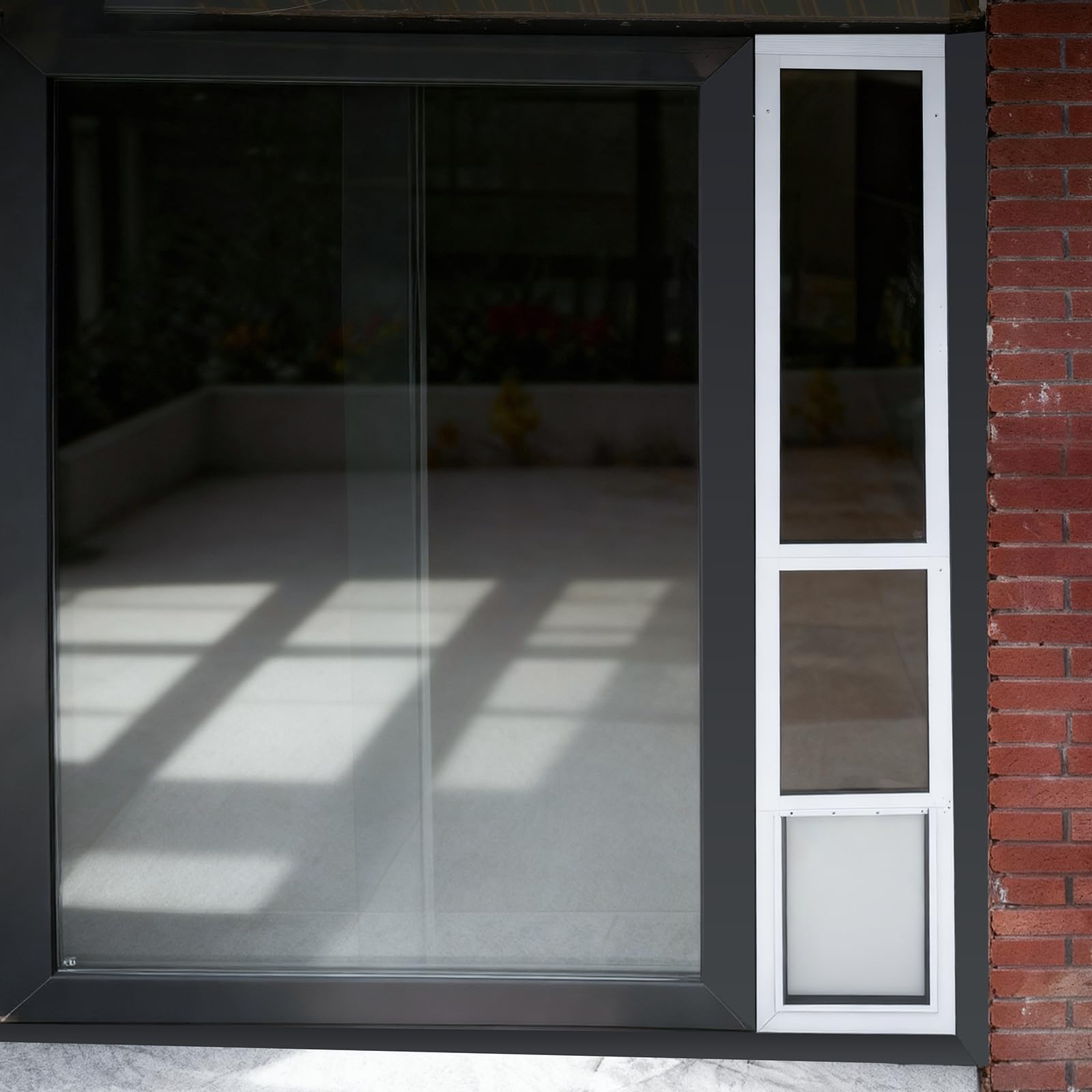 Petoasis dog door locking mechanism diagram emphasizes controlled entry and safety.