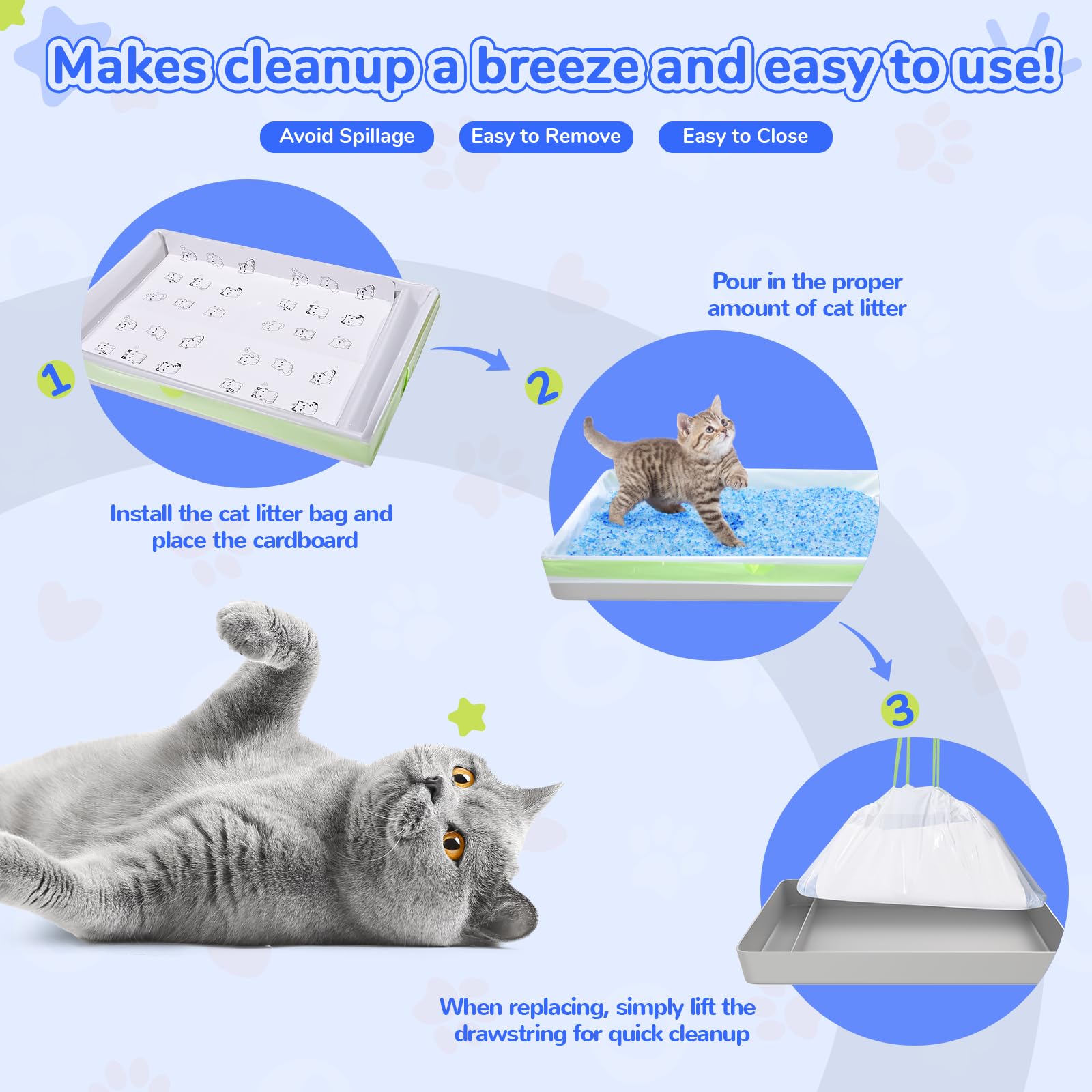 PETOCAT clean-litter space with odor control for room freshness