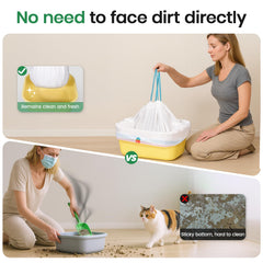 PETOCAT heavy-duty liner puncture-resistance demonstrates durability during claw contact and litter bag use.