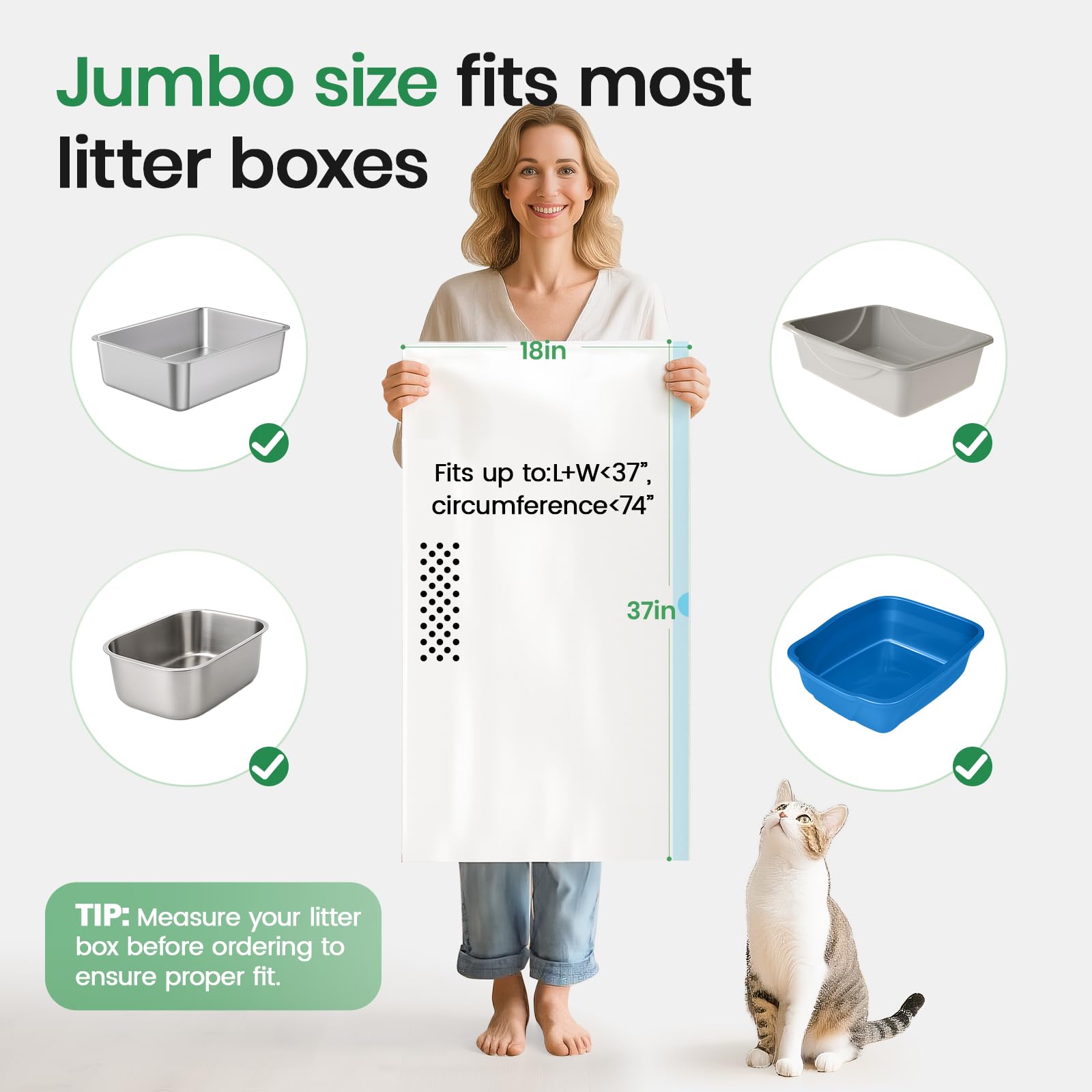 PETOCAT hidden pull-strap feature shown for quick secure changes without tearing.