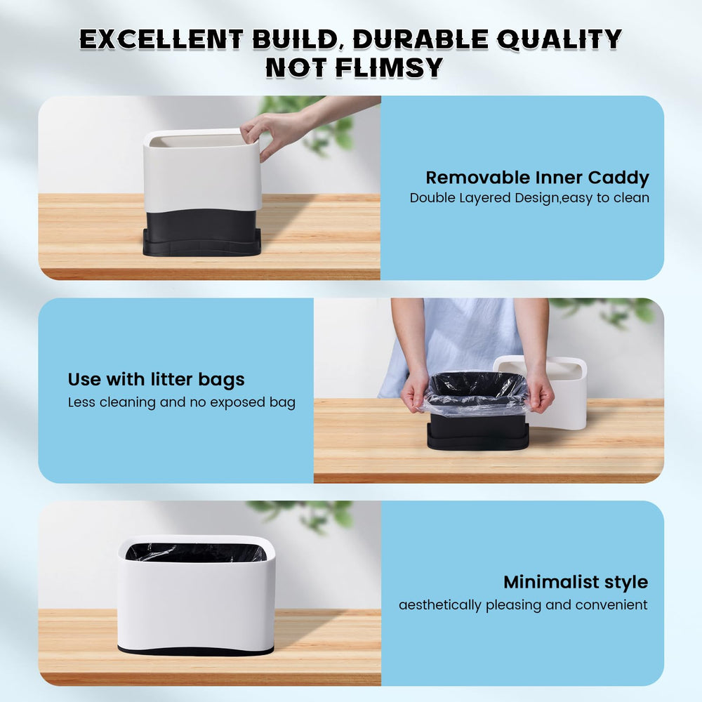 Petocat durable PP construction highlighted in side view emphasizes stability and durability