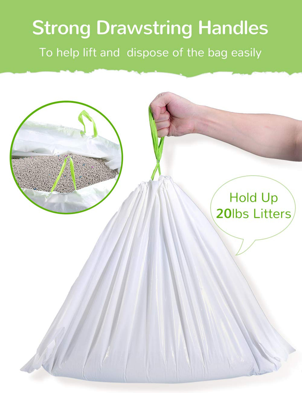 PETOCAT separate bags prevent seam tearing for secure waste.