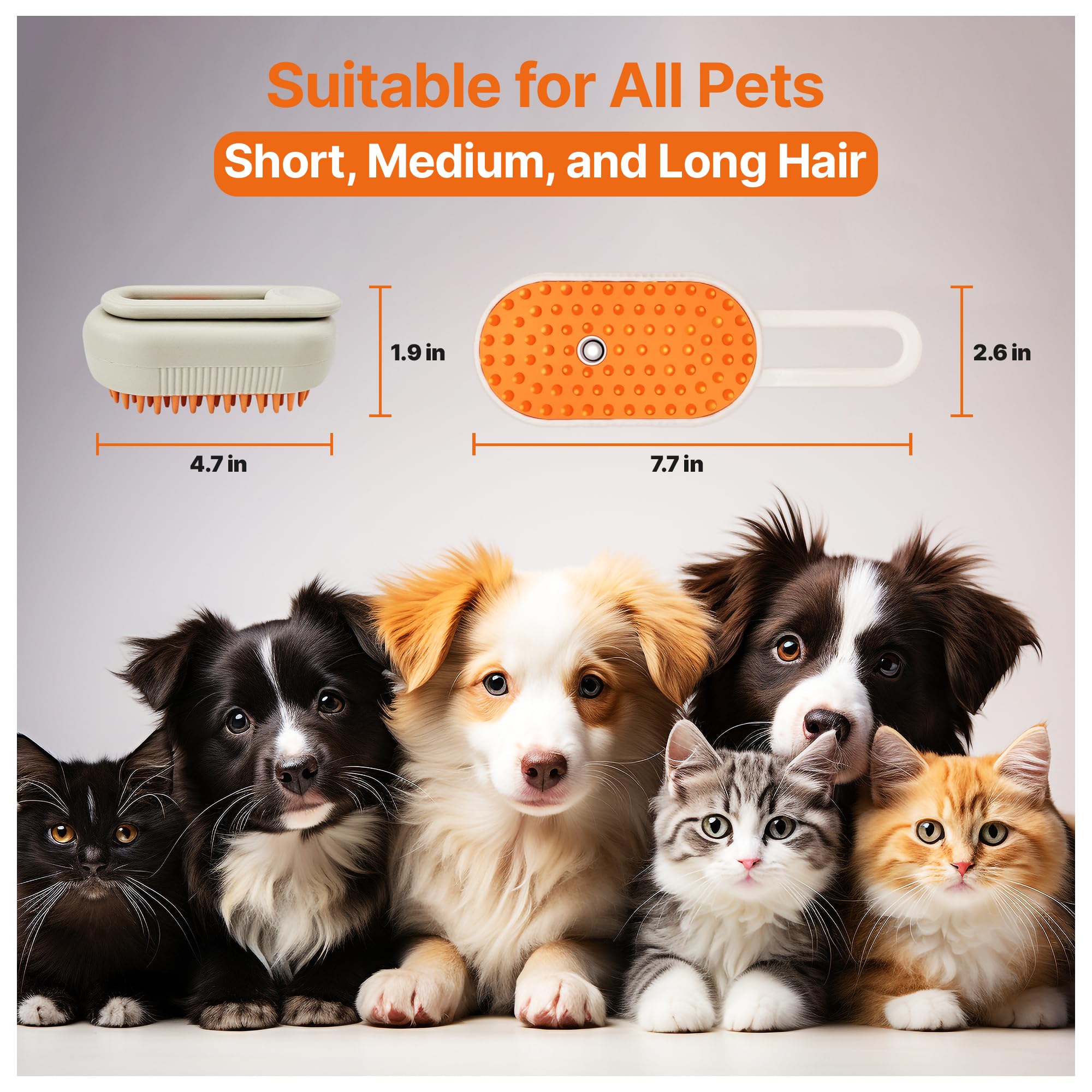 PETOMET ultra-quiet motor reduces stress during pet grooming.