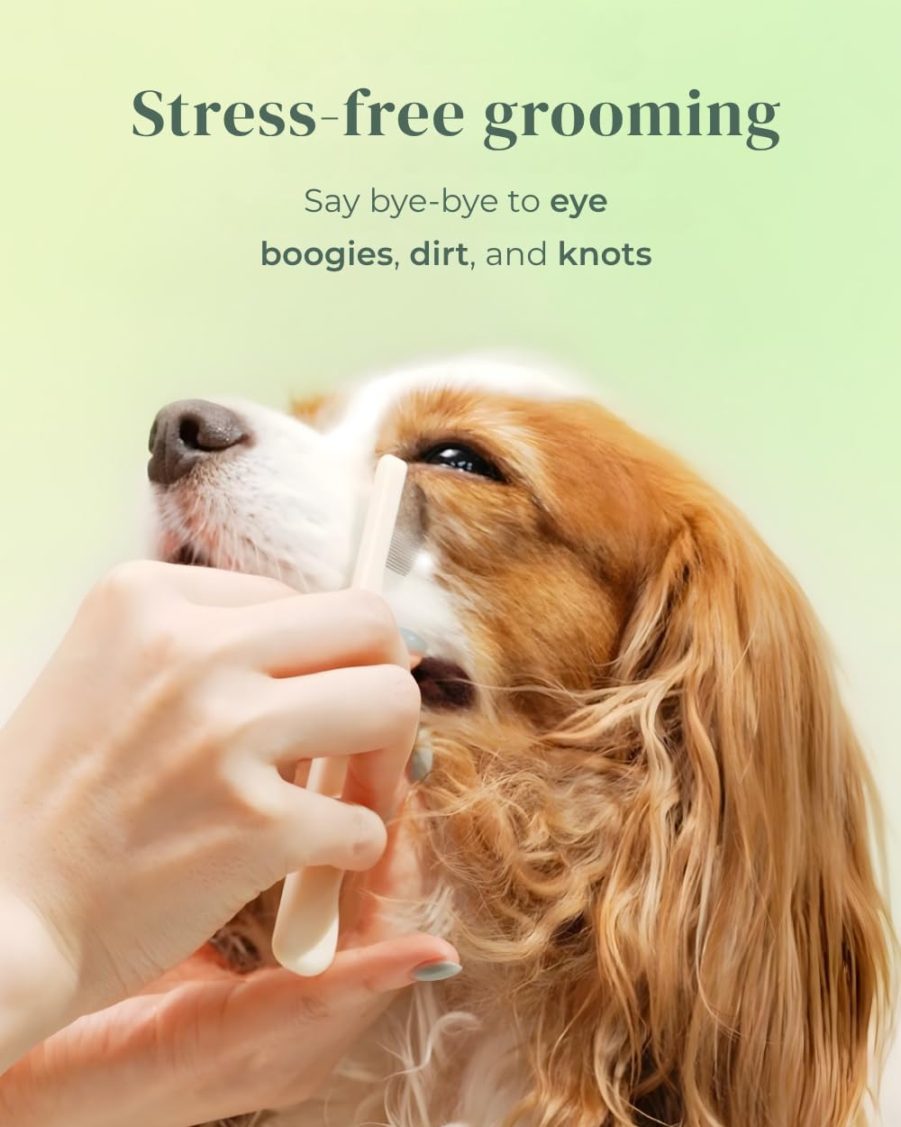 Petora BRUSH ON ME ergonomic non-slip grip for comfortable daily grooming