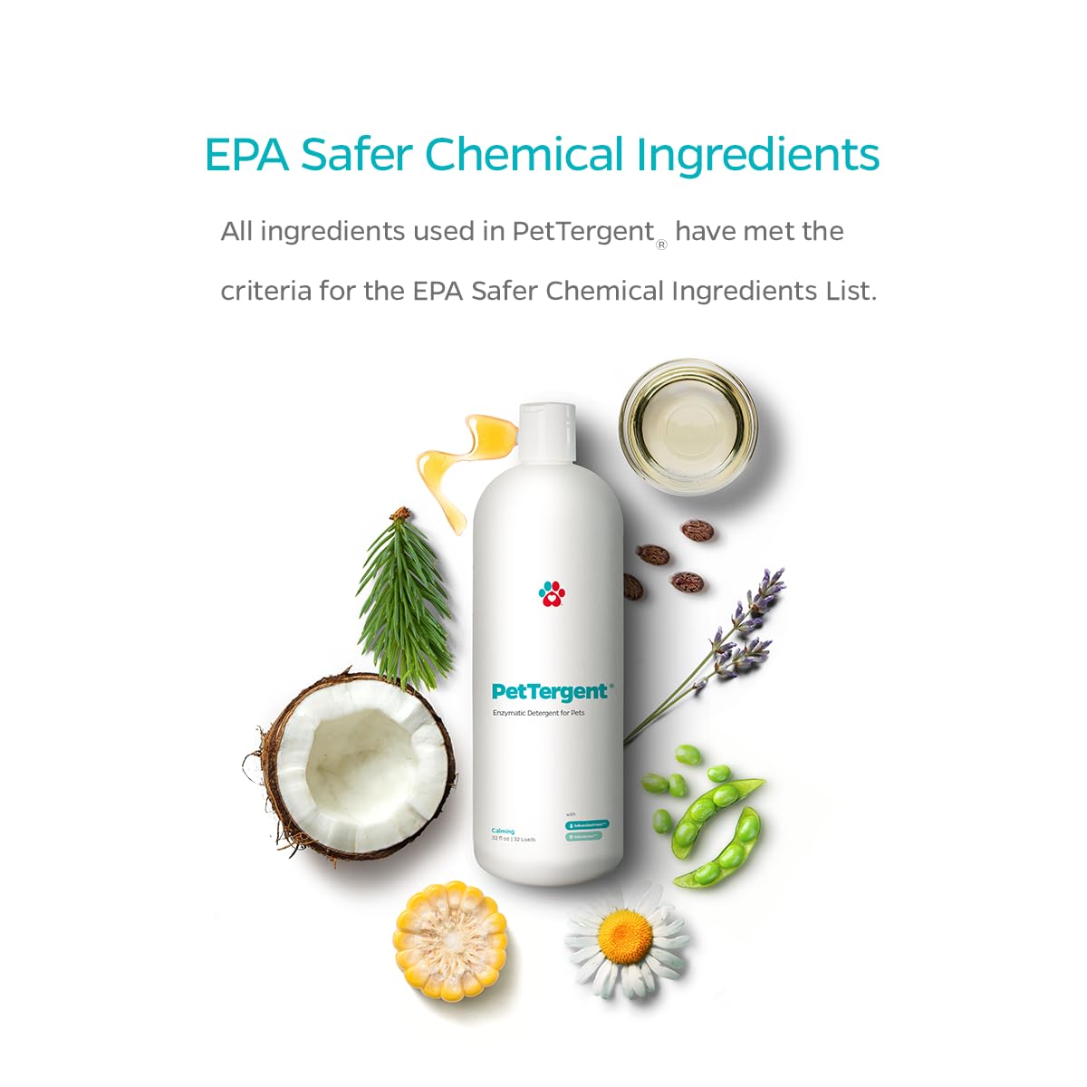 Pet Parents PetTergent enzyme-drops closeup emphasizes stain-fighting enzymes.