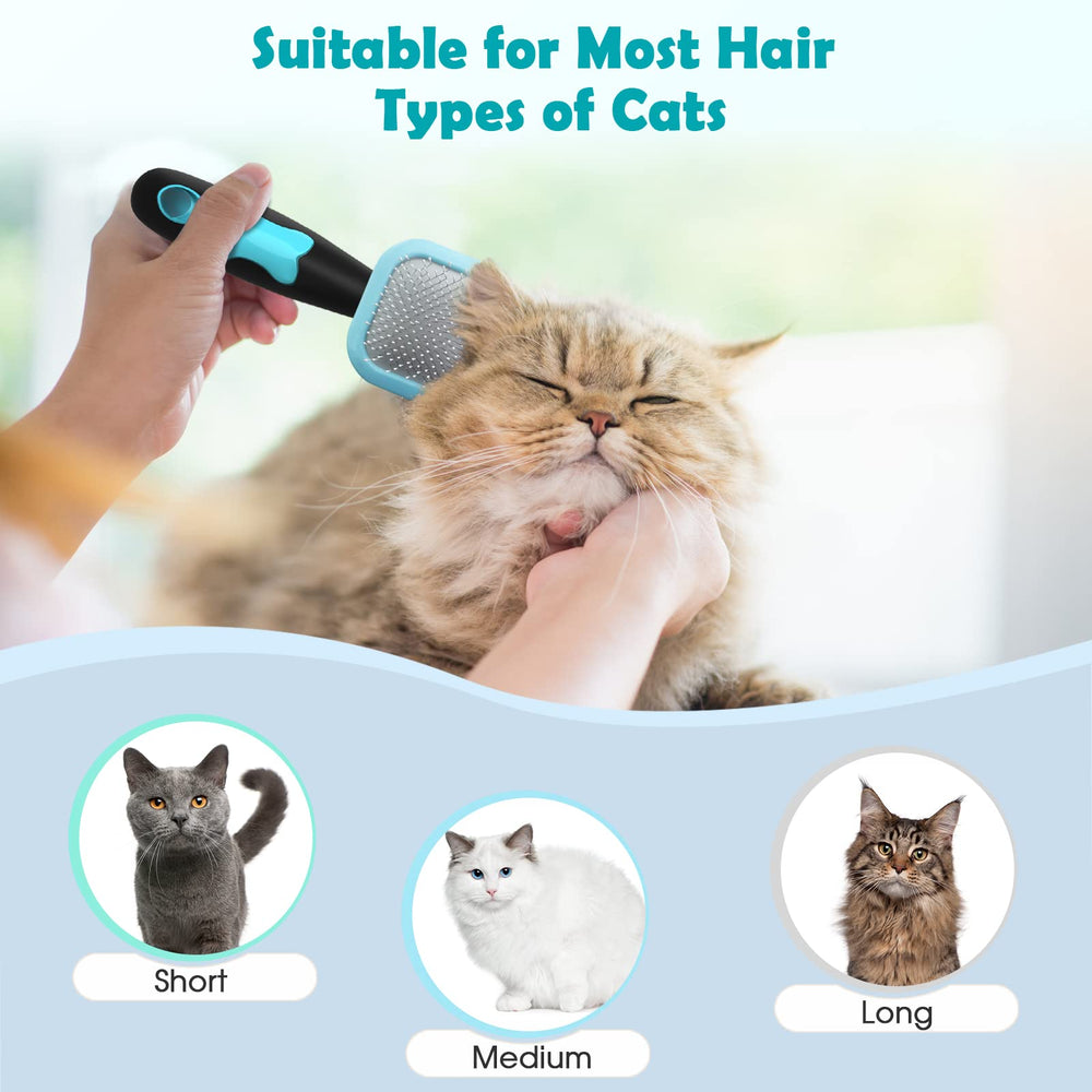 PETPAWJOY Slicker Brush suitable for long and short coats across breeds