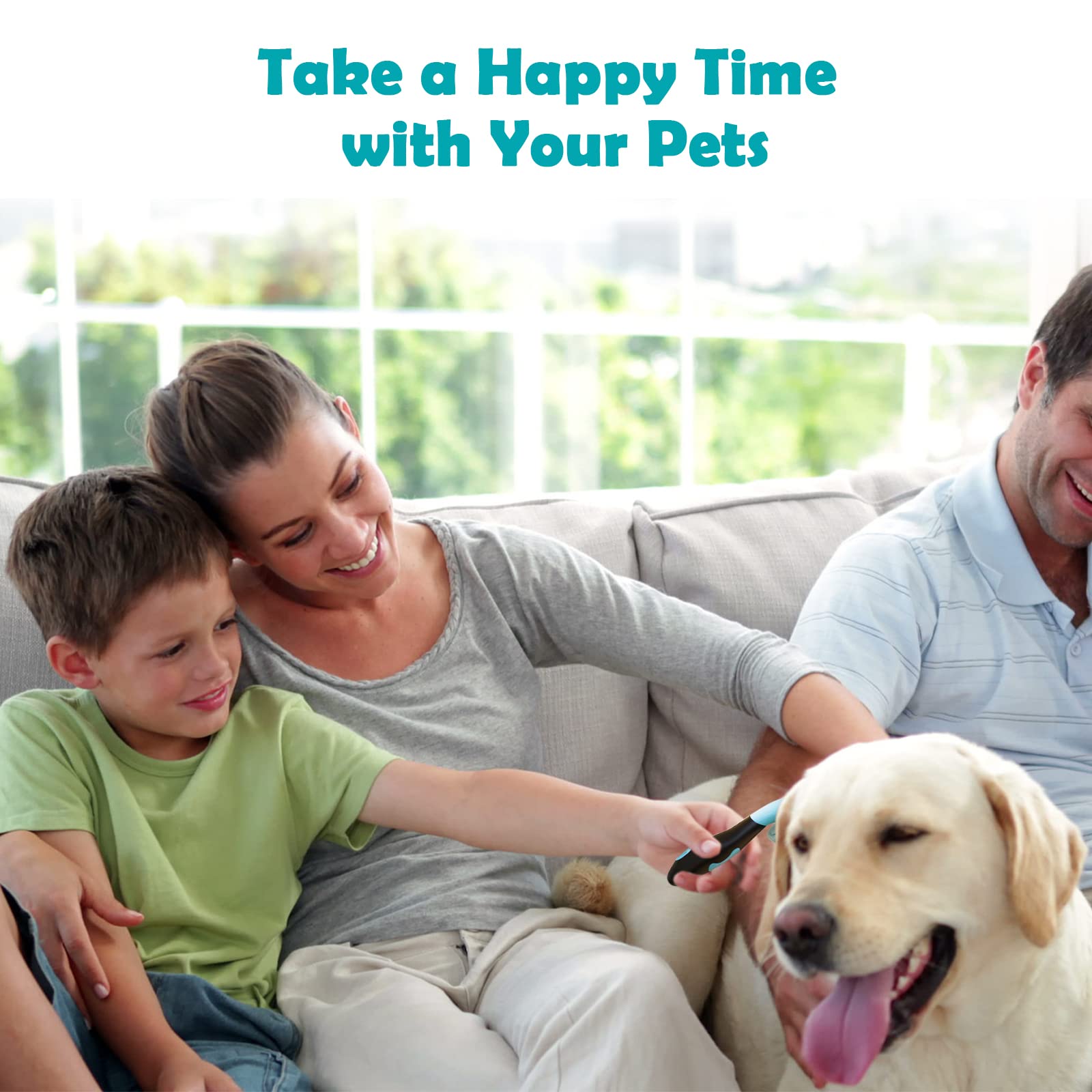 PETPAWJOY Slicker Brush gentle on skin while detangling and massaging