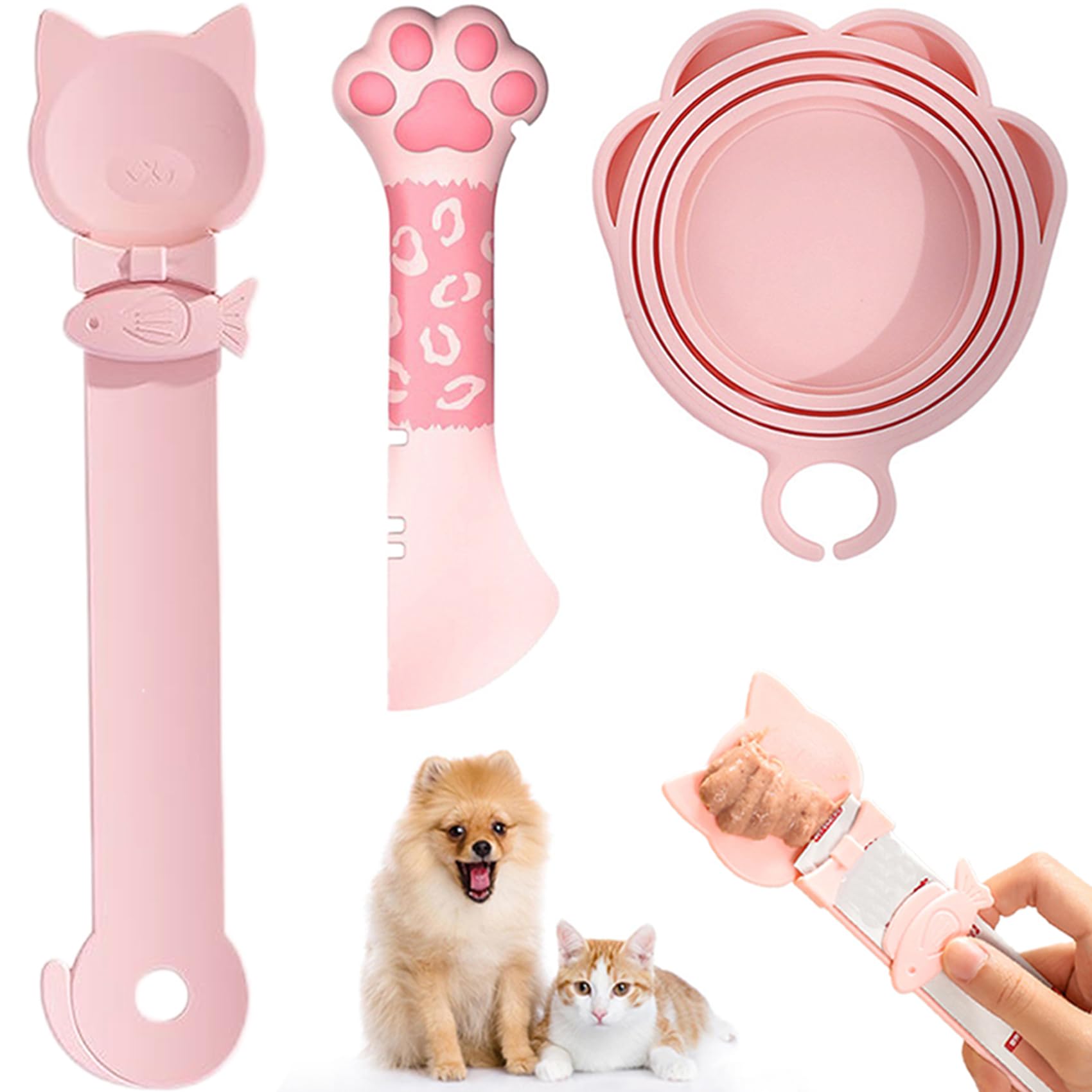PETPAWLOVELY cat can lid airtight seal keeps wet food fresh between meals.