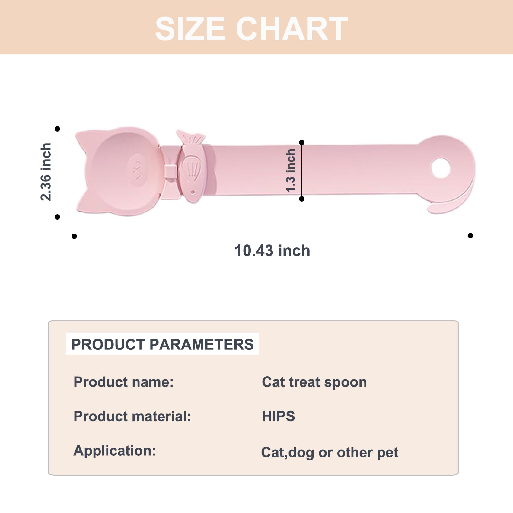 PETPAWLOVELY cat treat spoon pink gift box packaging