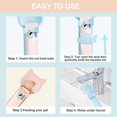 PETPAWLOVELY easy feeding spoon for licky treats keeps hands clean