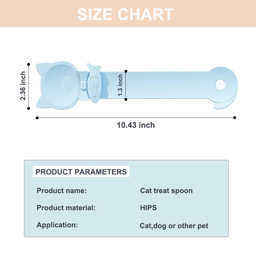 PETPAWLOVELY multi-functional spoon set supports varied cat treat routines