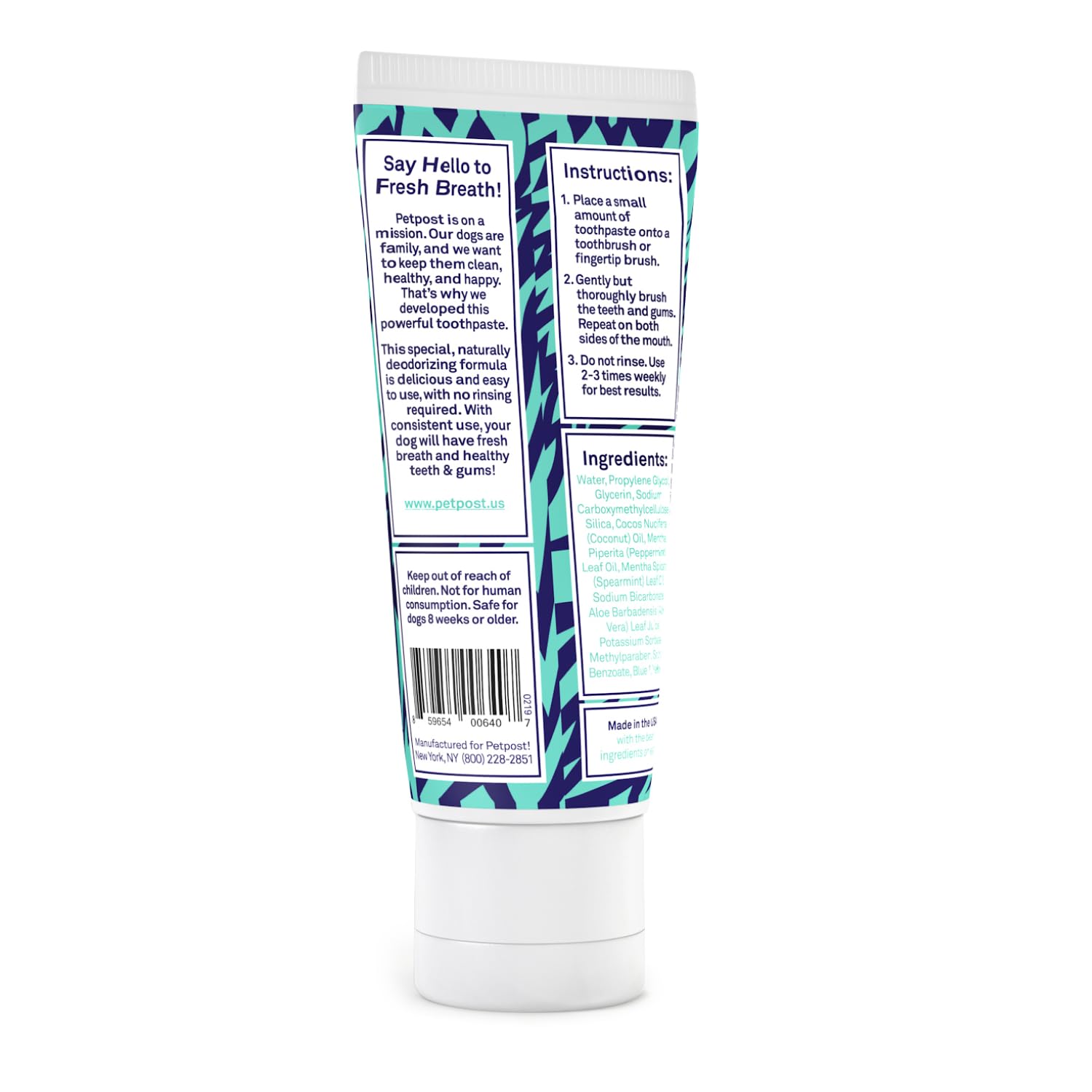Petpost fingertip application shows easy dental gel use