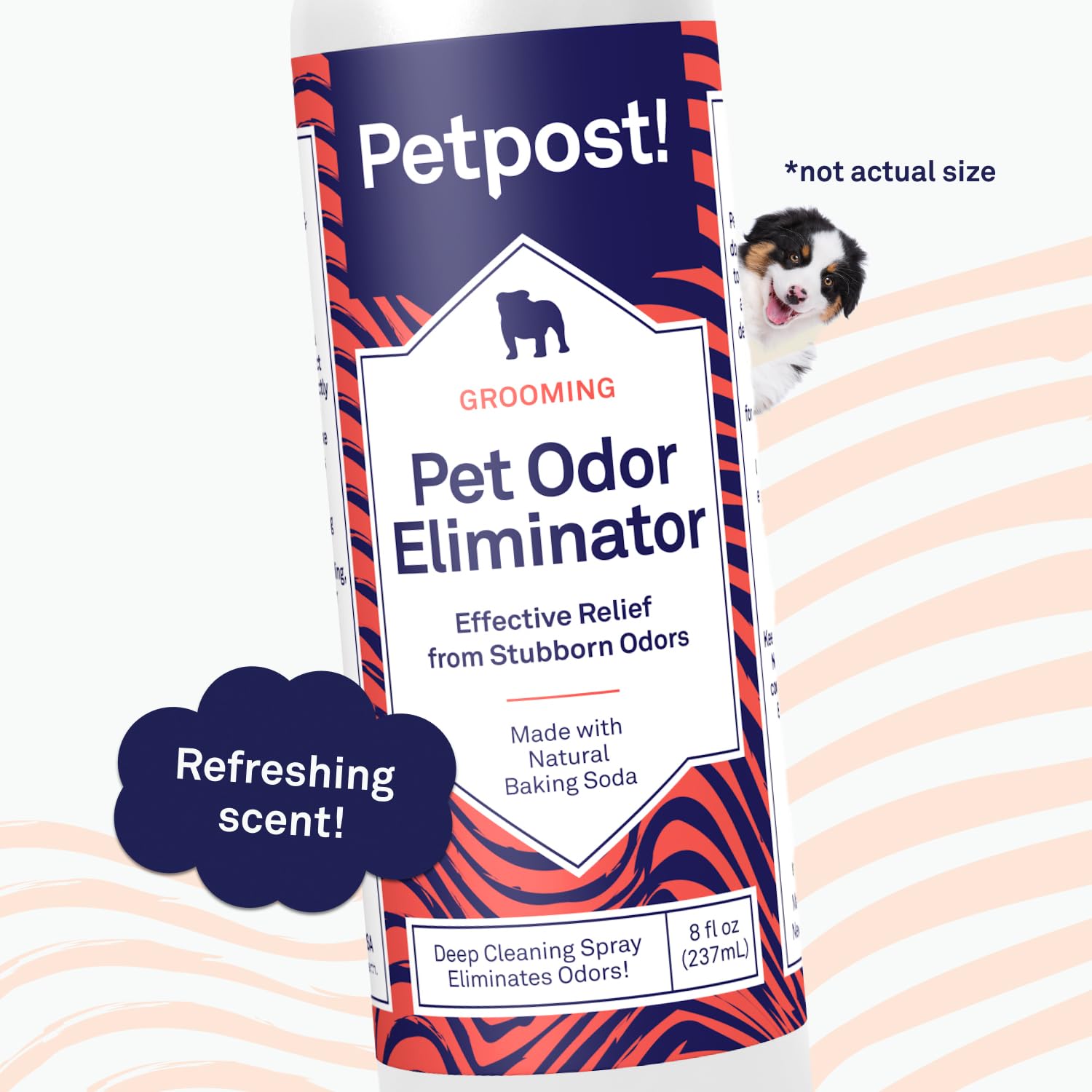 Petpost odor eliminator spray made in USA with safe ingredients.