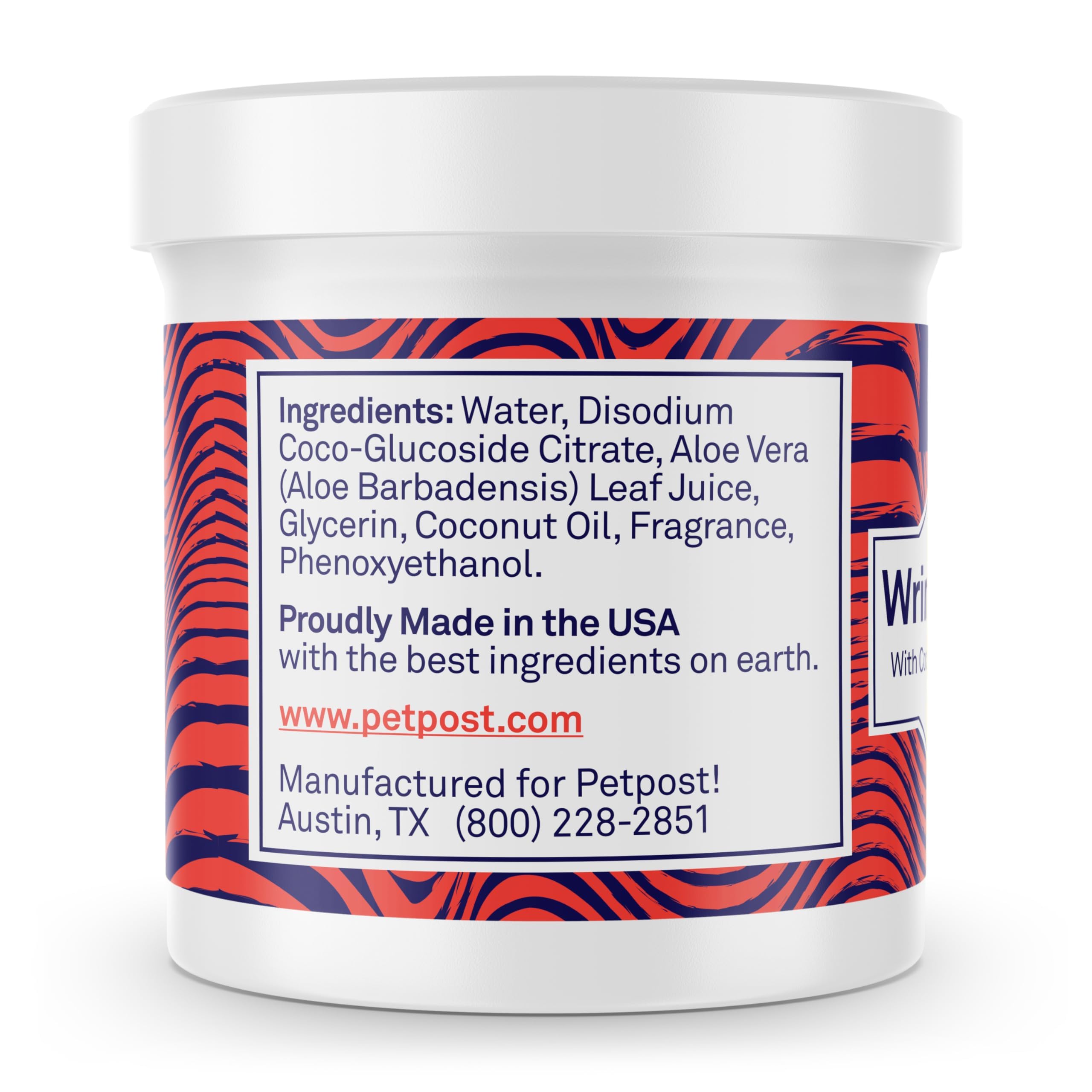 Petpost Wrinkle Wipes brand-routine reminder shows complementary products for full care