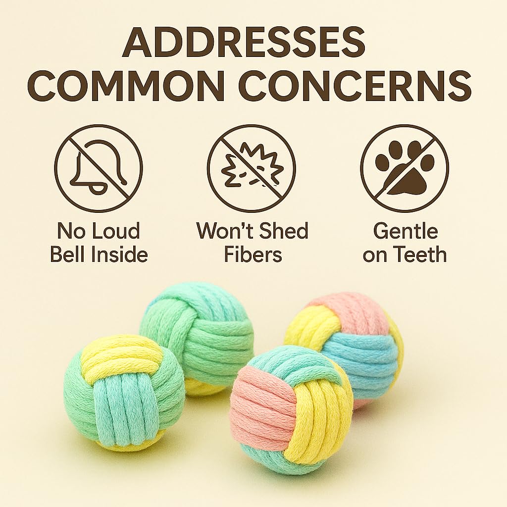 PetPrana Cat Chew Ball 4.5 cm diameter ideal for indoor play.