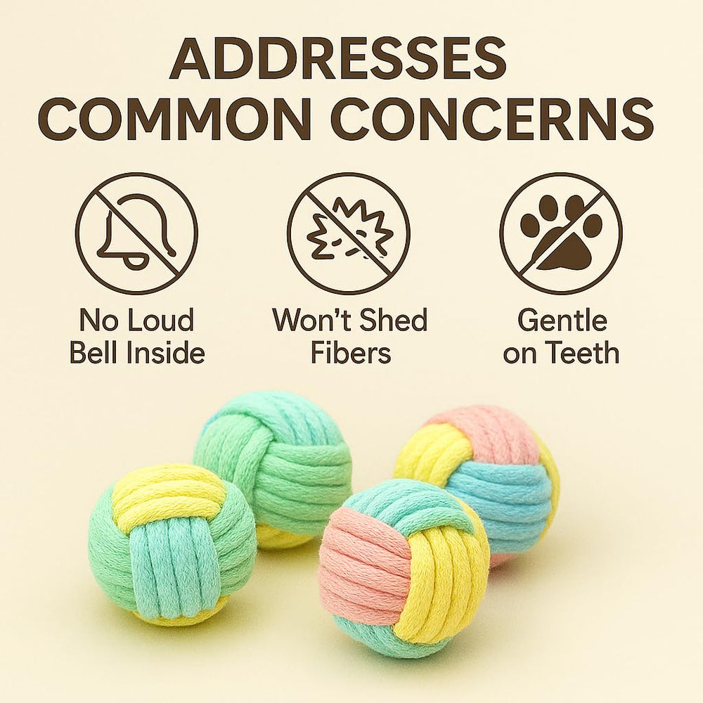 PetPrana Cat Chew Ball 4.5 cm diameter ideal for indoor play.