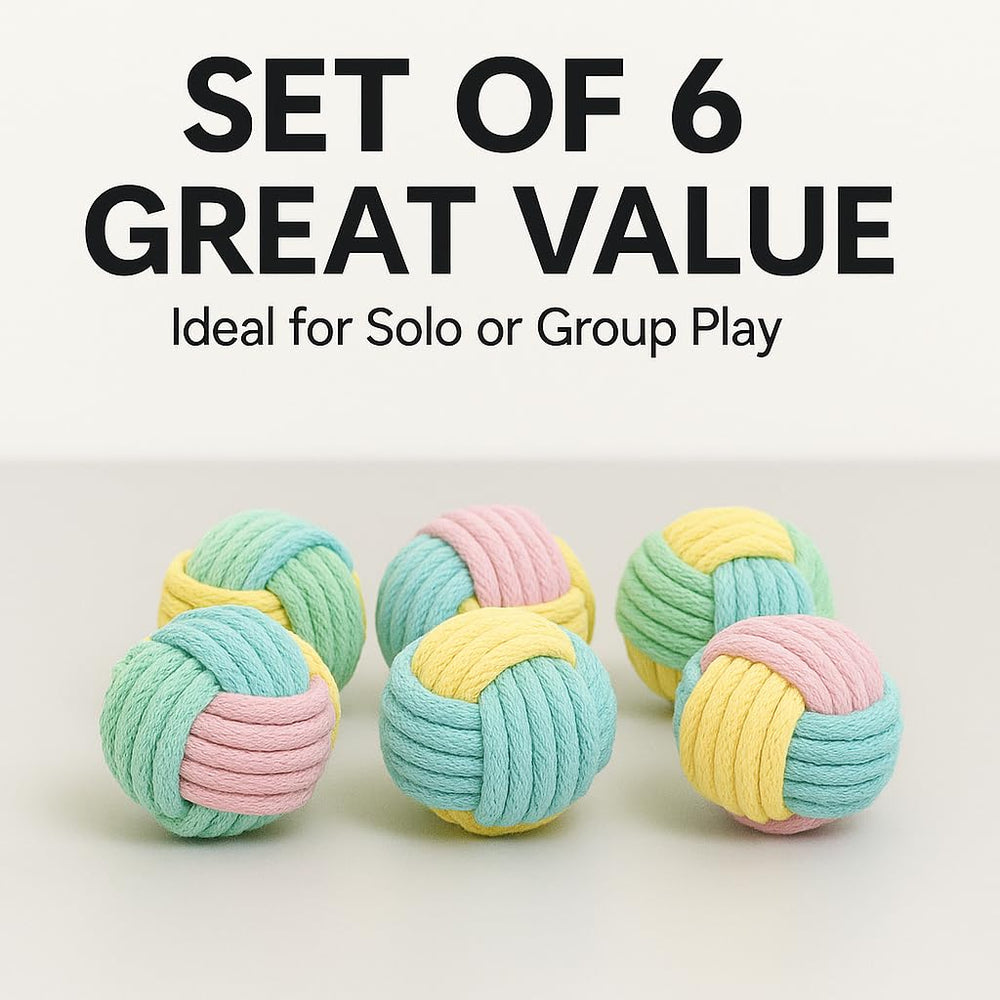 PetPrana Cat Chew Ball pastel colors provide visual engagement during play.