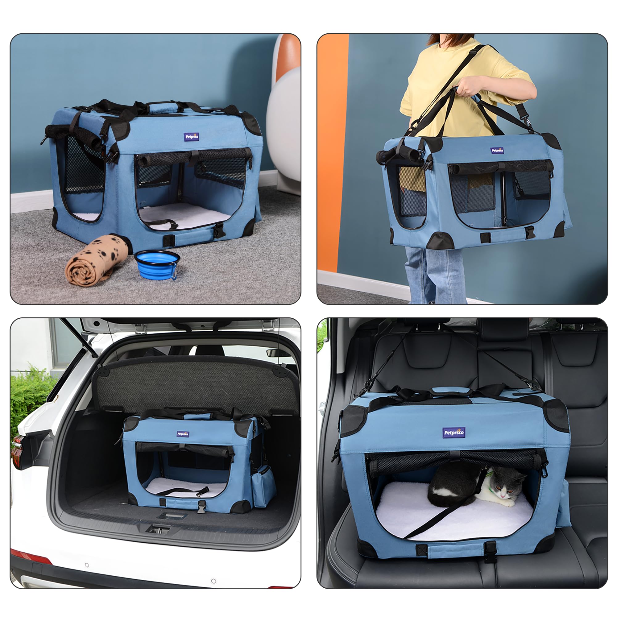 Petprsco 360-degree ventilation mesh for ample airflow