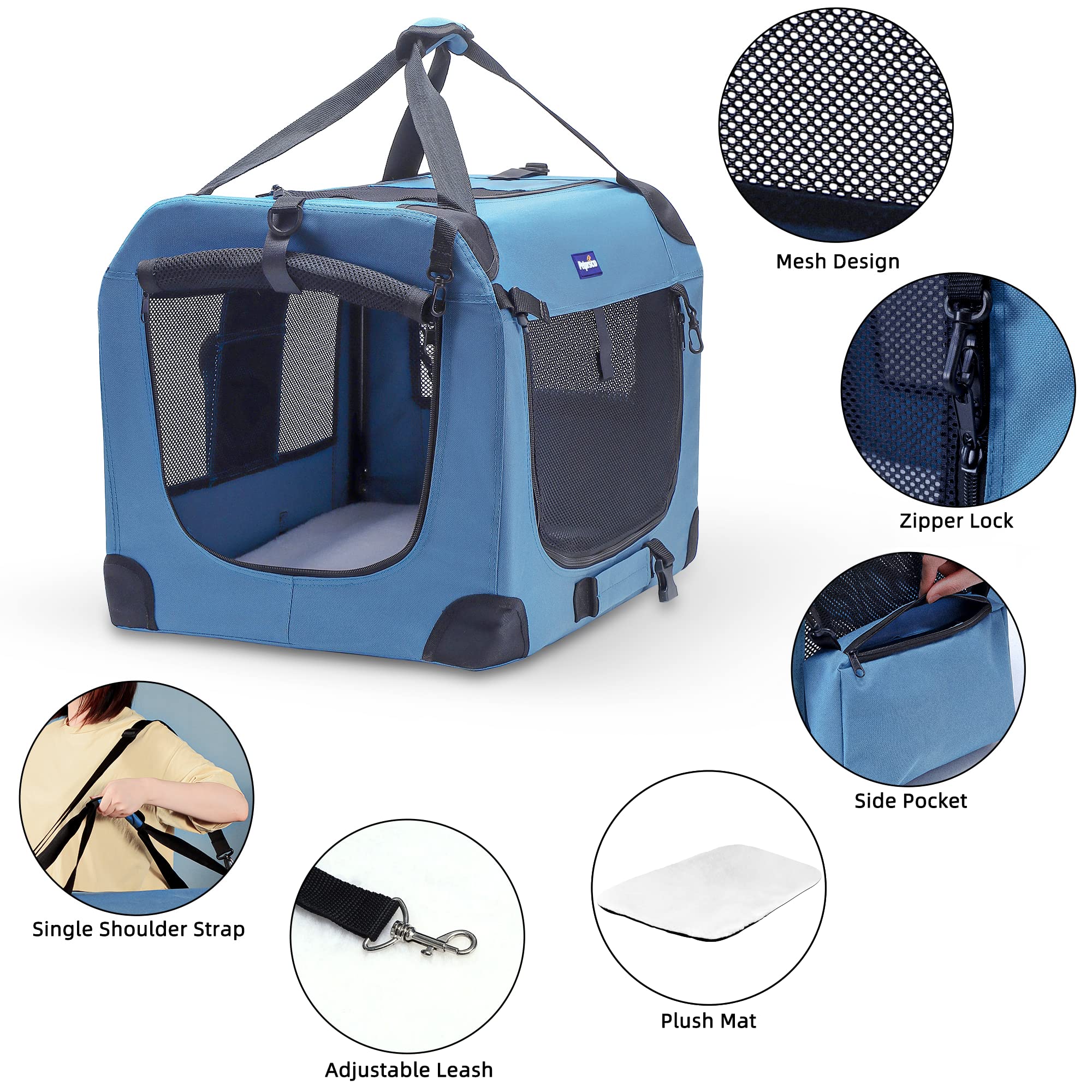 Petprsco anti-collision corner pads protecting crate and home