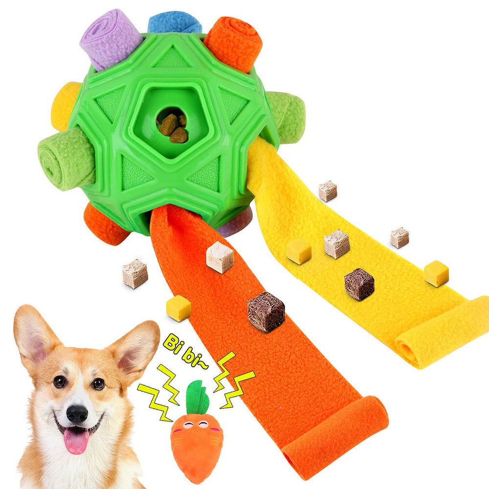 Petration Pelota Snuffle, vista frontal, estimula olfato y juego