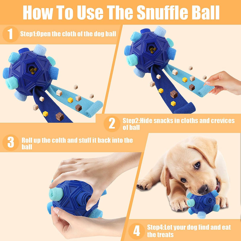 Petration-snuffle-ball-indoor-outdoor demonstrates versatile use in any weather