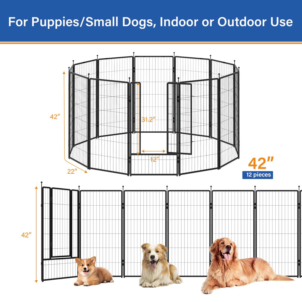 PETREEK dog playpen no-tools-setup enables fast portable use