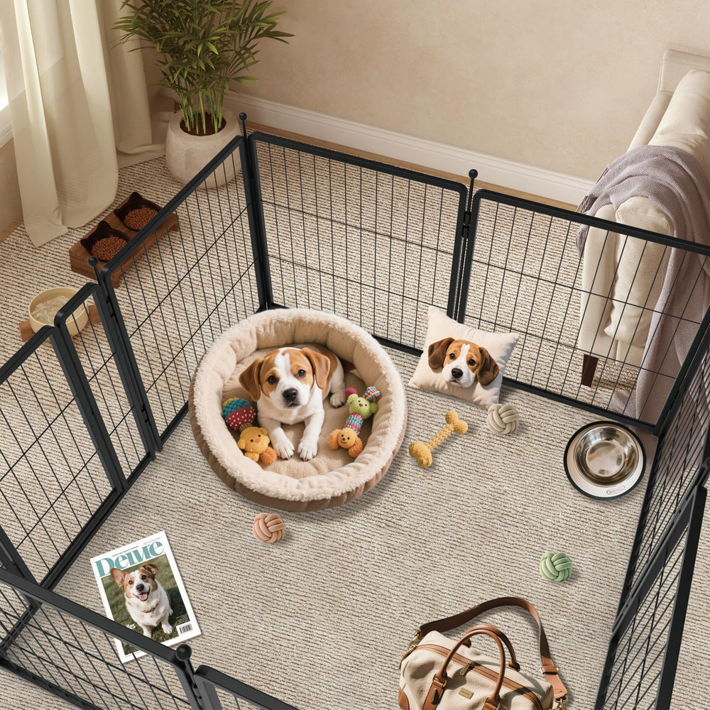 PETREEK rounded ball topped stakes protect paws during play