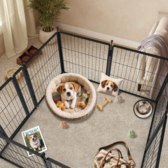 PETREEK rounded ball topped stakes protect paws during play