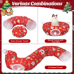 Petrendy cat tunnel circle formation shows versatile layout for larger play areas.