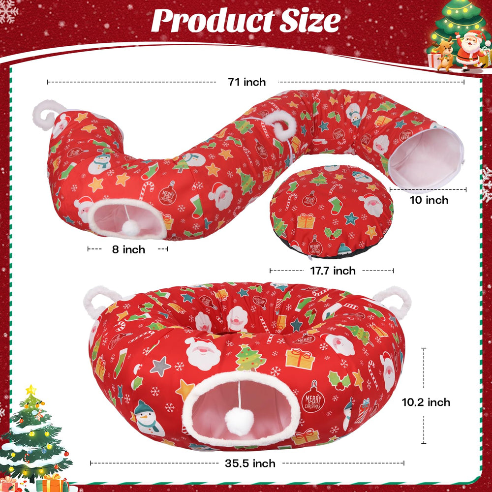 Petrendy cat tunnel dual-exit image highlights interactive play and accessible entry.