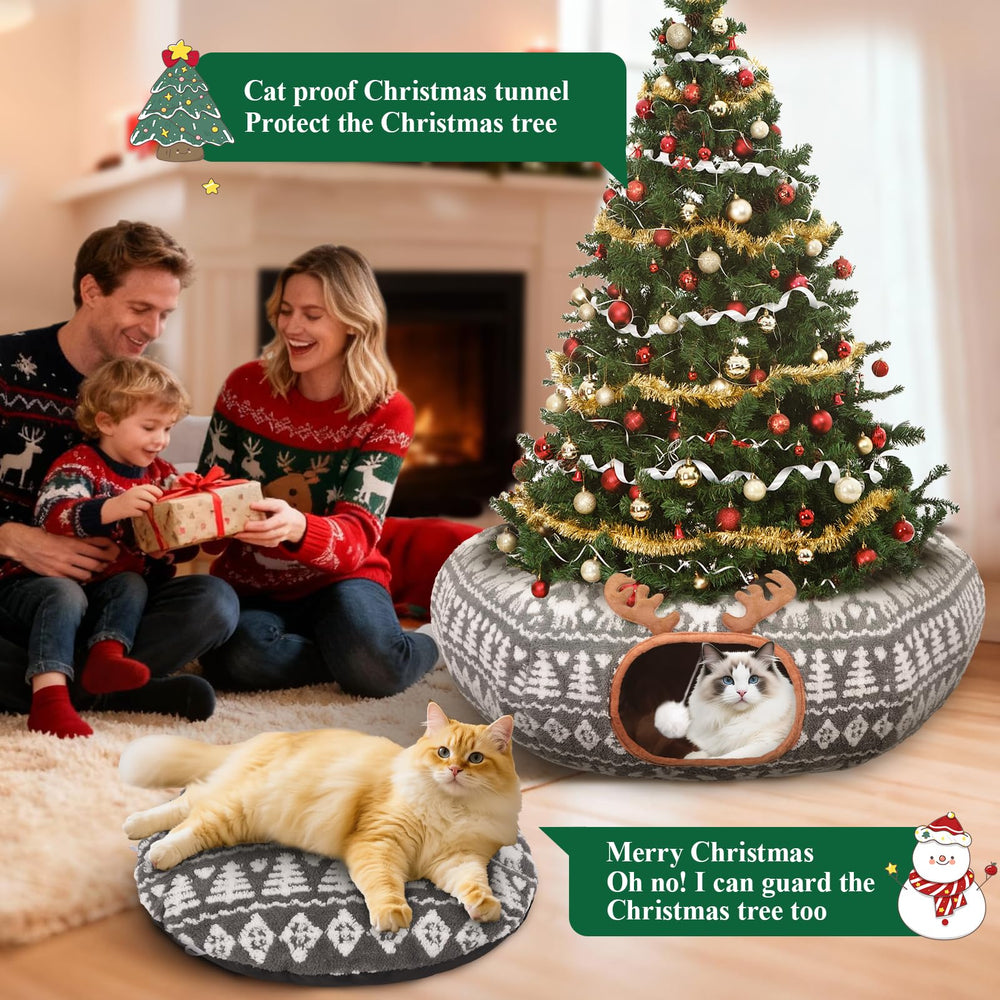 Petrendy Cat Tunnel Soft Plush Material delivers warm comfort during cozy naps.