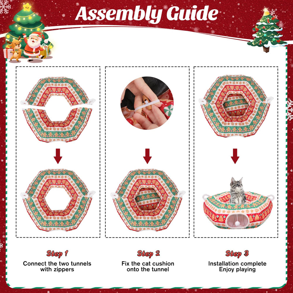 Petrendy Christmas Tree Protector install view demonstrates easy tree protection during holidays.