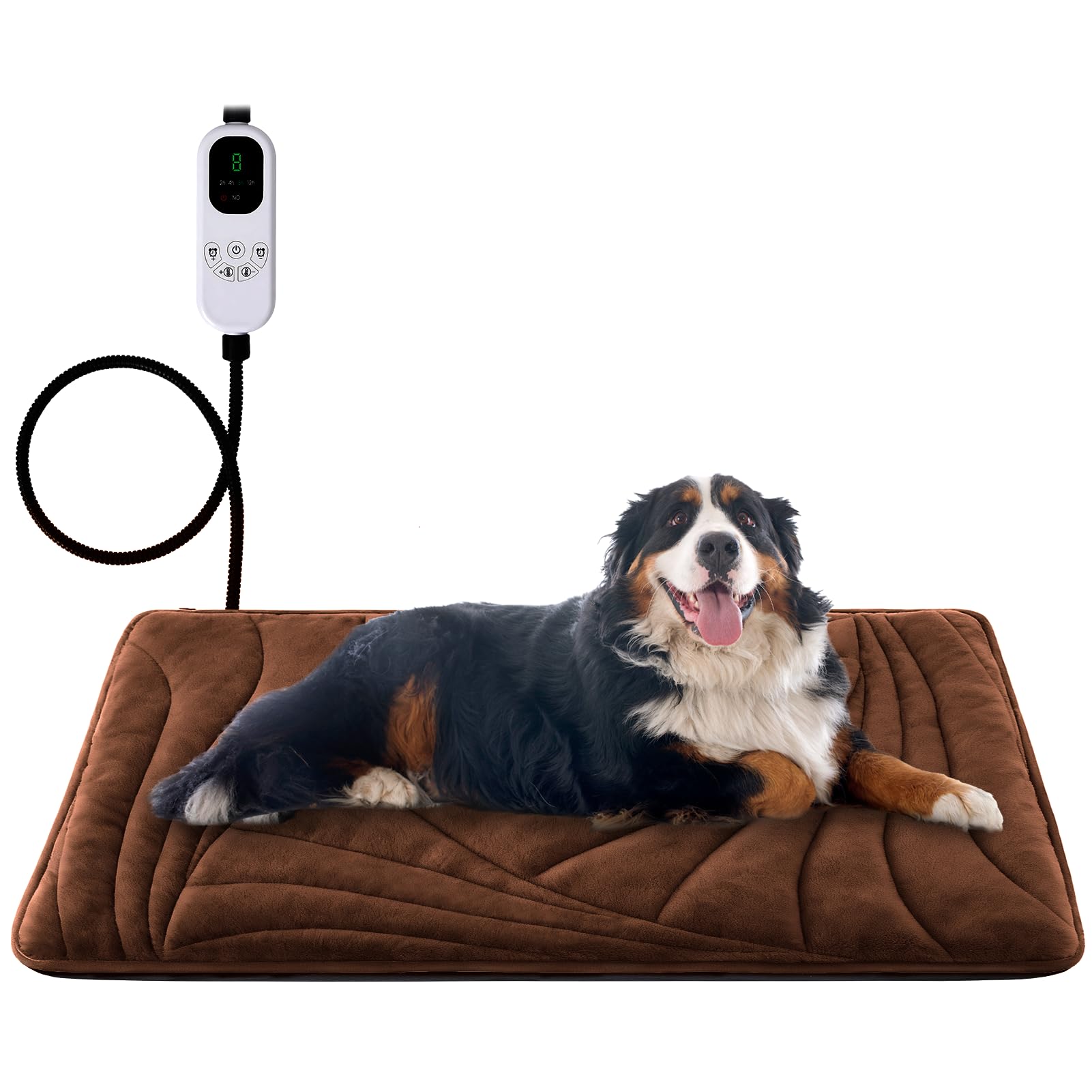 Petrendy extra-large dog heating pad outer shell shows waterproof durability for safe warmth.